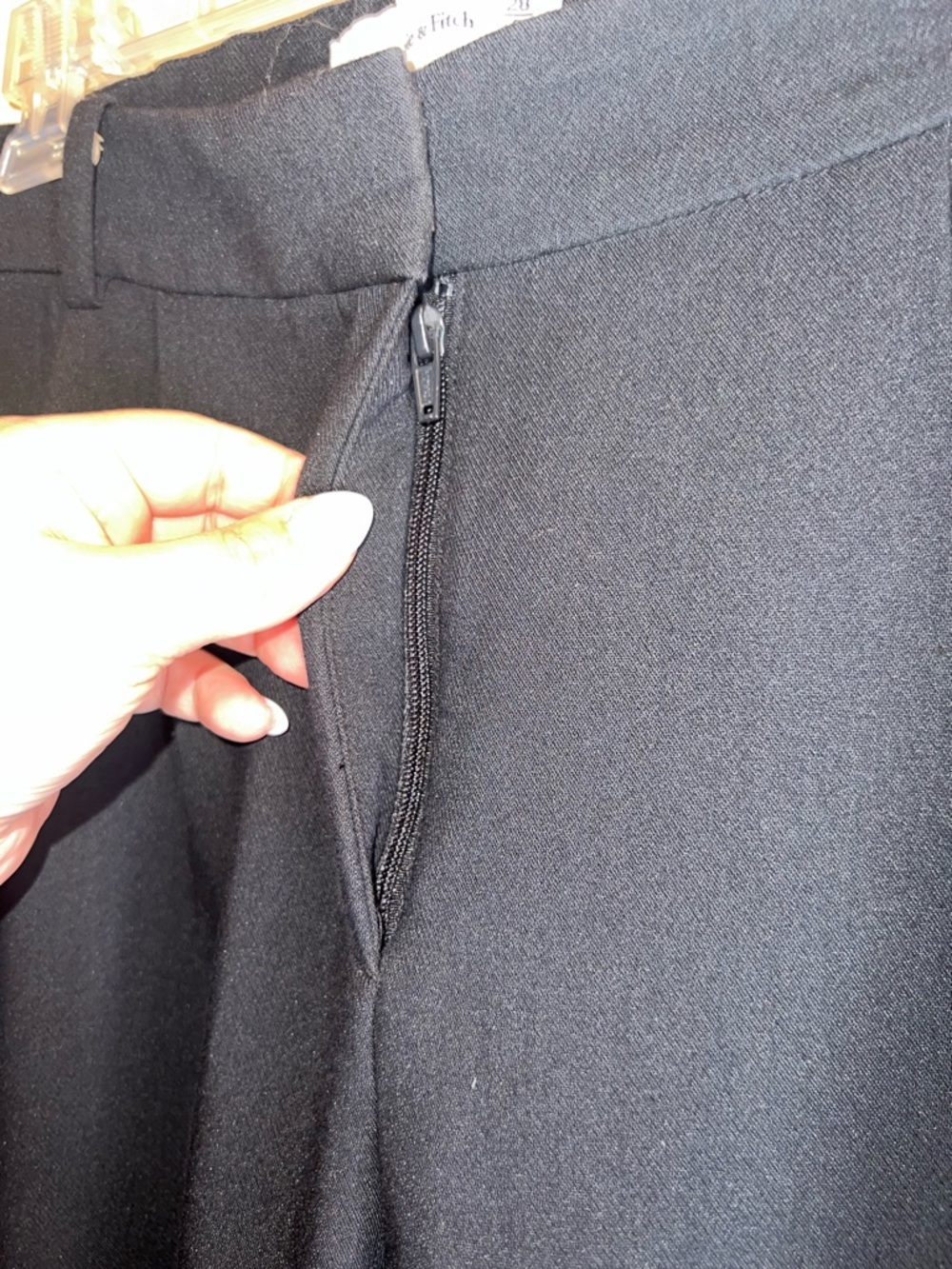 Abercrombie & Fitch Black Wide Leg Pants - Picture 5 of 10